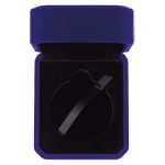 Aspire Blue Velour Medal Box 50 mm